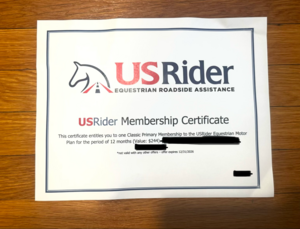 USRider Equestrian Motor Plan Classic Membership