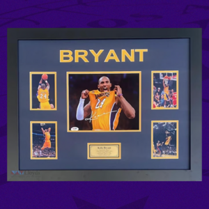 Kobe Bryant Signed and Framed 10" x 8" Photograph