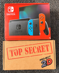 Nintendo Switch game system with case