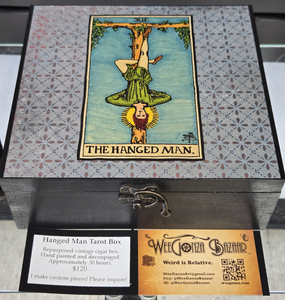 "The Hanged Man" Tarot Card Box