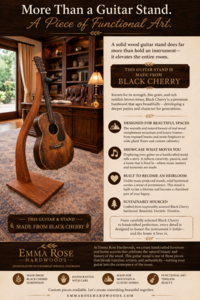 Guitar Stand - Emma Rose Hardwoods