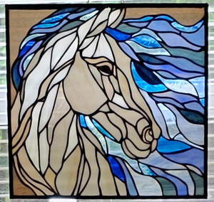 Mustang Free Stained Glass