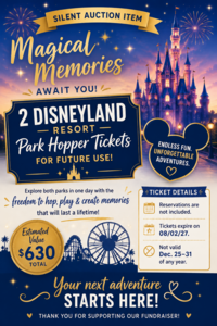 TWO Disneyland Resort Park Hopper Tickets