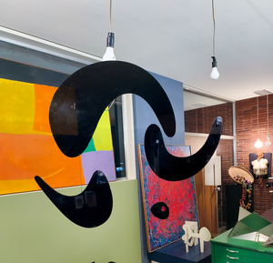 Early 1950s Black Acrylic Mobile