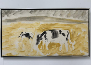 Cows in Field by Pat Service