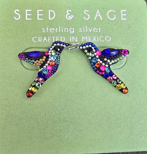 074 - Hummingbird Earrings