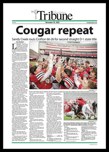 Hastings Tribune: Cougar Repeat