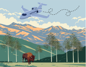 Private Plane Ride Over Yellowstone