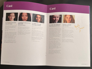 Ayoola Smart Signed Theatre Programme