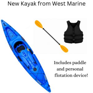 New West Marine Kayak, Paddle and PFD