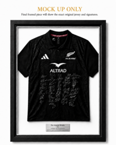 2026 Framed and Signed All Blacks Jersey