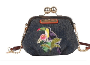 129 Toucan Kiss Crossbody Purse