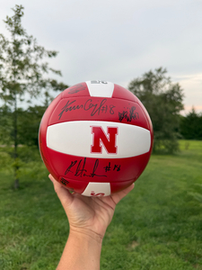Autographed 2026 Nebraska Cornhusker Volleyball