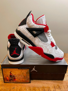 Jordan 4 Retro White Laser Nike Shoes