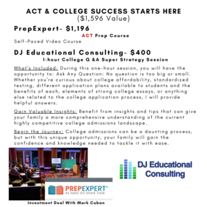 ACT & COLLEGE SUCCESS STARTS HERE