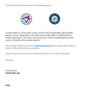Toronto Blue Jays @ Seattle Mariners in 2027 | GC2