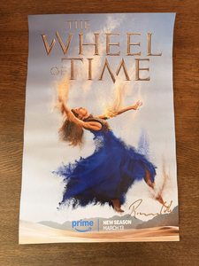 Season 3 WoT Poster Signed by Rosamund Pike
