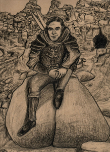 Rhuarc Pencil Drawing-Signed by Björn