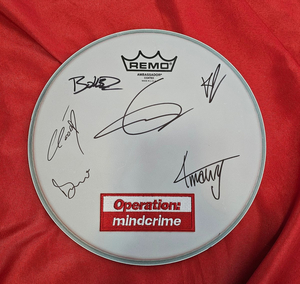 005. Small Signed Drumhead – Geoff Tate band
