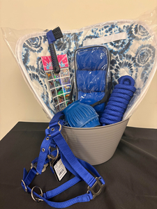 Royal Blue Equestrian Basket