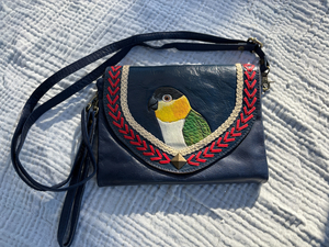 Parrot Addict Leather Caique Purse