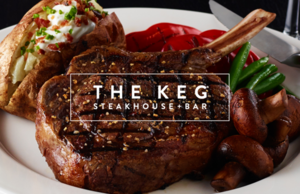 $100 GC to The Keg!