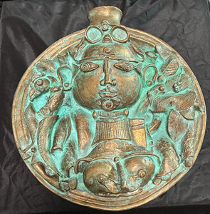 K. Laxma Goud Bronze Relief