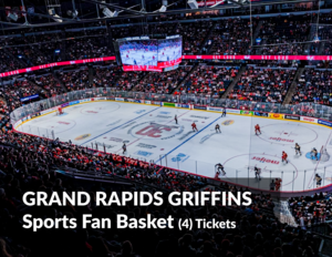 Grand Rapids Griffins Sports Fan Basket