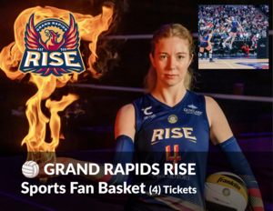 Grand Rapids Rise Sports Fan Basket