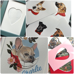 Custom pet portrait by @cassandrafrancesss