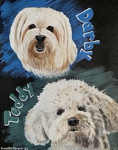 Custom Pet Portrait by artist Jenny Tyrpak