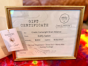 Edify Salon Gift Certificate