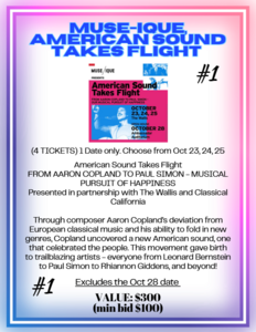 Concert - Muse/ique: American Sound Takes Flight