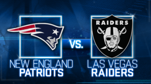 Touchdown! 4 Club Seats: Patriots vs. Raiders