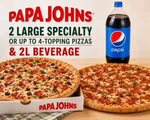 #51 Papa Johns Dinner, Leduc Brewing Gift Card