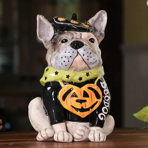 Frenchie Halloween Figurine