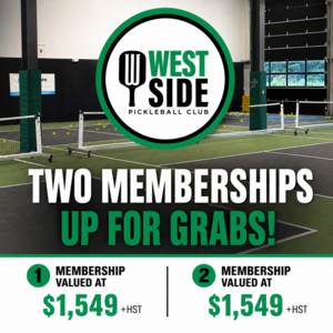 Two Westside Pickleball Memberships