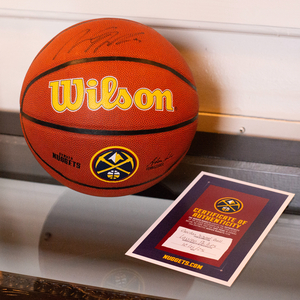 Denver Nuggets Star Aaron Gordon Signed Basketball