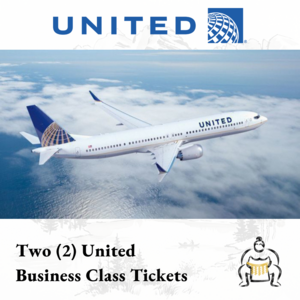 Two (2) United Business Class Tickets
