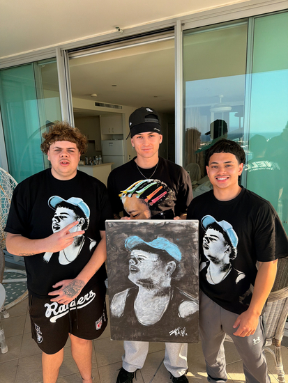 Zhad stew painting for Mens mental health