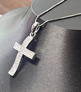 Smith Jeweler White Gold Pendant Diamond Neckless