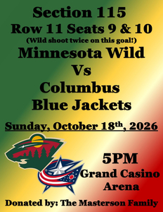 Minnesota Wild vs Columbus Blue Jackets