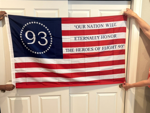 THE HEROES OF FLIGHT 93 -- ORIGINAL FLAG