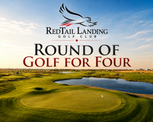 #55 Round of Golf for 4-Redtail Landing Golf Club