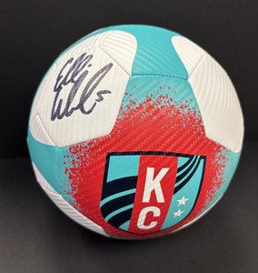Signed KC Current Soccer Ball - Ellie Wheeler