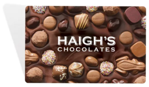 $50 Haigh's Chocolates Gift Voucher