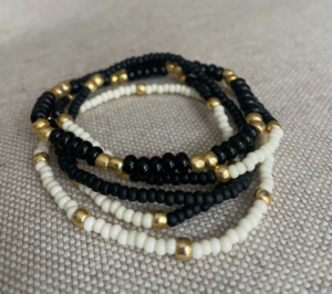 Beaded Bracelets - set of 5