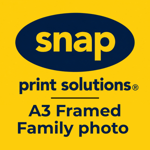 A3 Framed Family Photo from Snap Printing