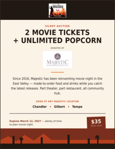 Movie Night (Majestic Cinema Grill)