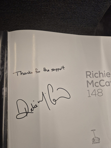 Signed Hardcover Copy of "Richie McCaw: 148"